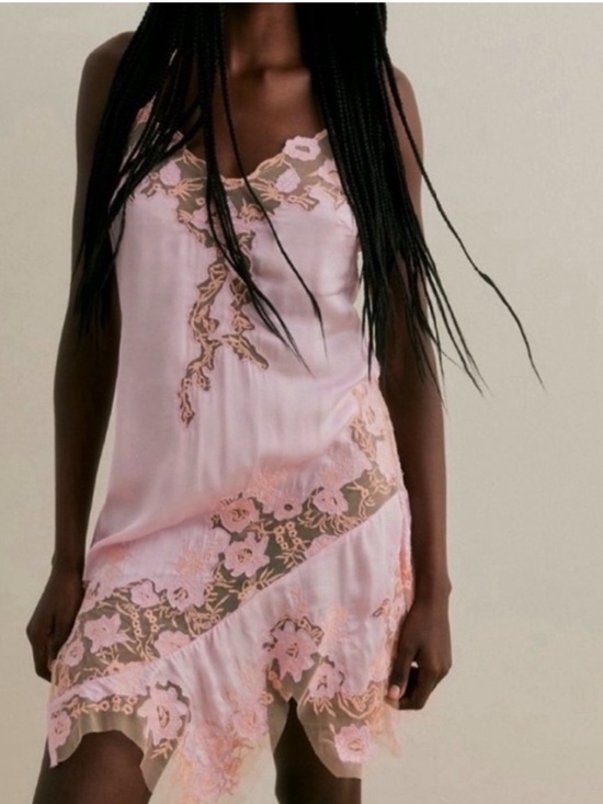 Free People Other - FREE PEOPLE MYSTIC GROOVE EMBROIDERED LACE SLIP